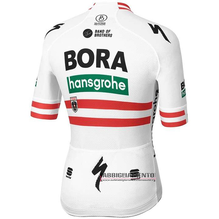 Abbigliamento Bora Campione Austria 2020 Manica Corta e Pantaloncino Con Bretelle - Clicca l'immagine per chiudere